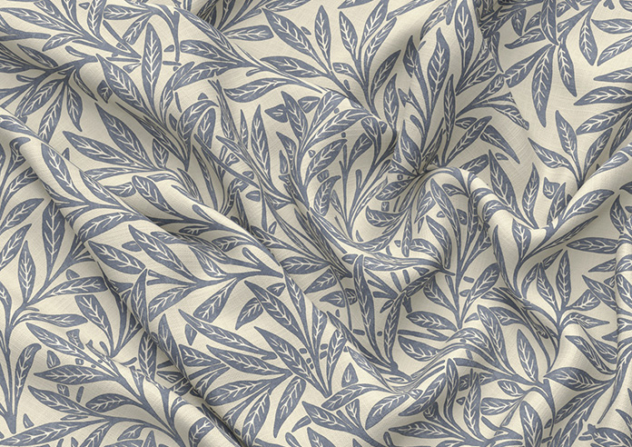 William Morris At Home Willow, Indigo - Twist&Fit Roman Blind - Image 4